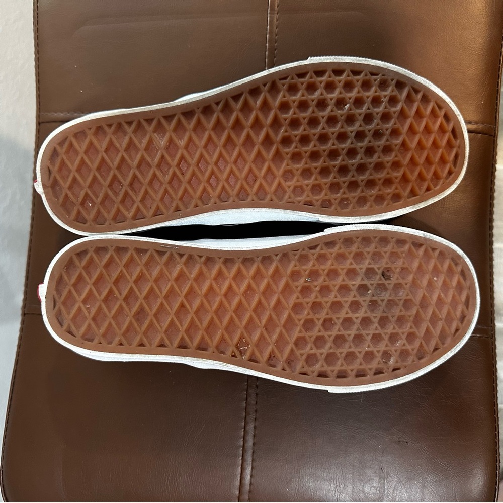 Vans Black and White Checkerboard Slip-Ons - Picture 4 of 6